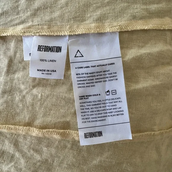 NWOT Reformation fig dress - Picture 4 of 5